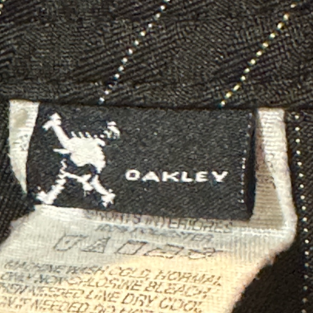 Oakley Black Pinstripe Cycling Bark Shorts Men’s 38 - Picture 13 of 15